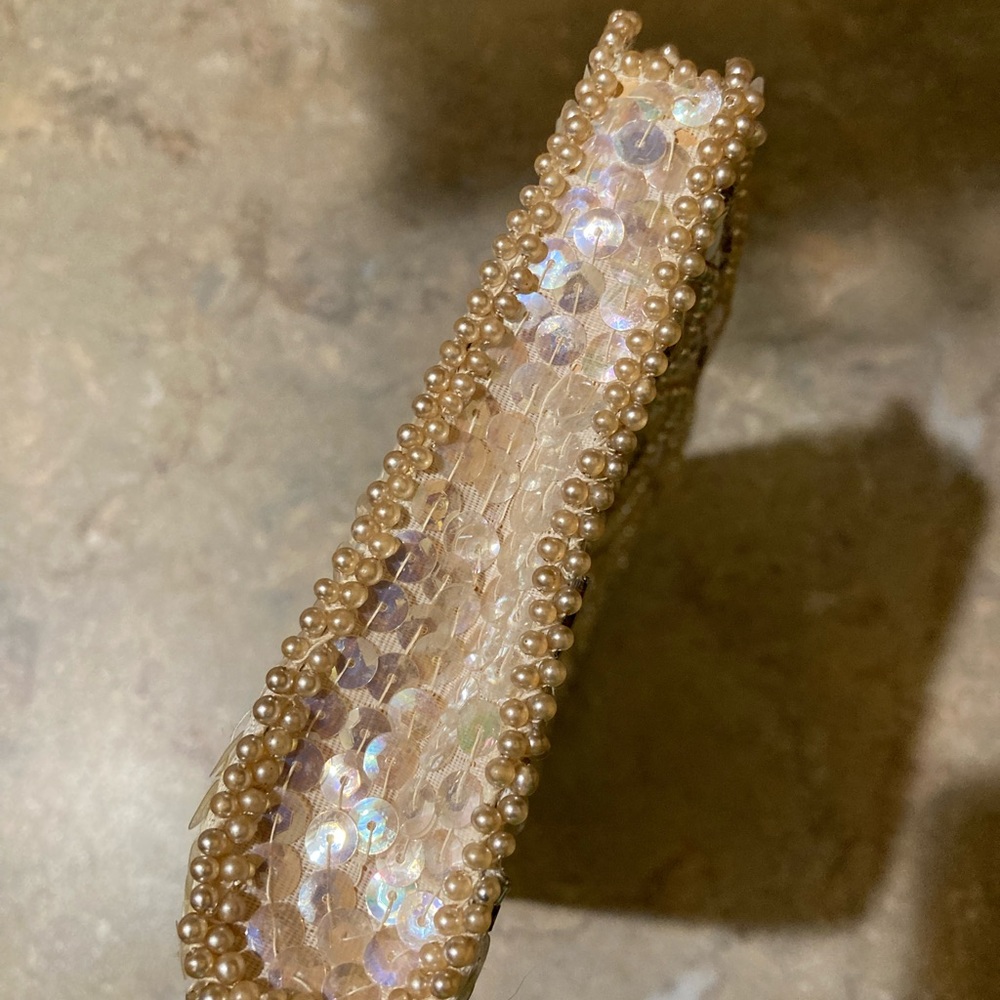 Vintage 1950s bag by Debbie hand made in Japan. Hand beaded and sequins. - Picture 6 of 8